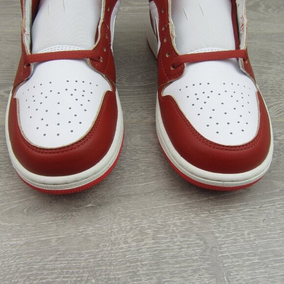 Air Jordan 1 Low SE Sneakers Mens Size 11 White Sail Lobster Red NEW - Picture 5 of 14